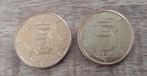 Nederland 2 stuks munten van 5 gulden uit jaar 2000., Postzegels en Munten, Munten | Nederland, Ophalen of Verzenden, Koningin Beatrix