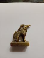Chinese Qilin zegel brons 19e eeuws, Antiek en Kunst, Antiek | Koper en Brons, Ophalen of Verzenden, Brons