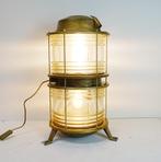Vintage Industria Rotterdam Scheepslamp / Tafellamp., Verzamelen, Scheepvaart, Ophalen, Zo goed als nieuw, Gebruiksvoorwerp