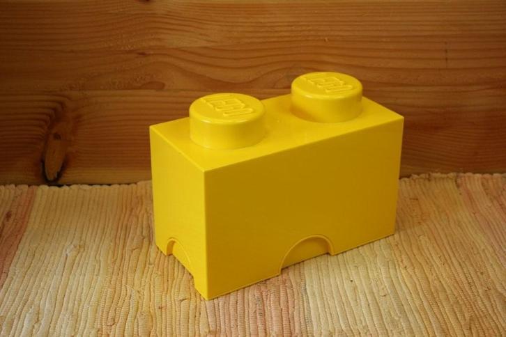 Lego Opbergbox geel, Kinderen en Baby's, Speelgoed | Duplo en Lego, Gebruikt, Lego, Ophalen of Verzenden