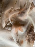 Ecoprint op zijdesjaal 90/90 cm, Kleding | Dames, Mutsen, Sjaals en Handschoenen, Ophalen of Verzenden, Nieuw, Sjaal