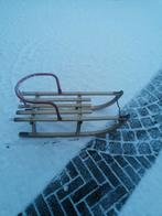 Houten slee, Ophalen, Gebruikt