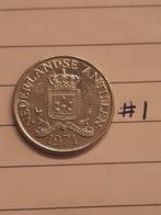 25 cent 1971 Nederlandse Antillen #1, Ophalen of Verzenden, Koningin Juliana, Losse munt, 25 cent