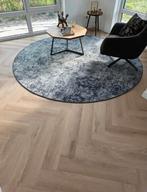 Hebeta Charente Visgraat XL Eiken Naturel pvc vloer, Ophalen, Crème, 75 m² of meer, PVC VLOEREN VISGRAAT