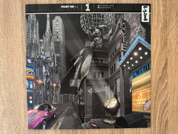 Project One – The World Is Yours / Halfway There, Cd's en Dvd's, Vinyl | Dance en House, Zo goed als nieuw, Techno of Trance, 12 inch