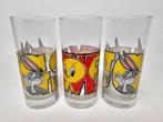 # Looney Tunes Glazen - Tweety & Bugs Bunny - Set van 3, Verzamelen, Ophalen of Verzenden, Gebruikt, Frisdrankglas