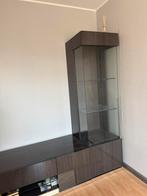 Vitrine kast, Ophalen, 50 tot 100 cm, Zo goed als nieuw, 150 tot 200 cm
