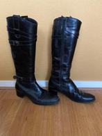 1 paar zwarte, hoge laarzen maat 39, met smalle schacht €35, Hoge laarzen, Zwart, Ophalen of Verzenden, Helioform