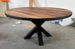 Ronde tafel en/of tv meubel hout, Huis en Inrichting, Tafels | Eettafels, Ophalen, Gebruikt, 100 tot 150 cm, 150 tot 200 cm