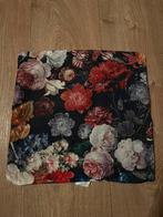 Kussensloop kussenhoes bloemen patroon met rits, Huis en Inrichting, Ophalen, Zo goed als nieuw, Overige kleuren, Vierkant