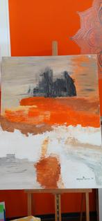 Mystery - Abstract Schilderij van Marina Waterman, Ophalen of Verzenden