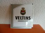 EMAILLE TAPHAAN SCHILDJE"VELTINS ALKOHOLFREI"JAREN 80/90, Ophalen of Verzenden, Zo goed als nieuw, Reclamebord