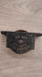 Oude Ensuite Wiel - 65mm, Doe-het-zelf en Verbouw, Hang- en Sluitwerk, Ophalen of Verzenden, Gebruikt, IJzer, Schuif of Grendel
