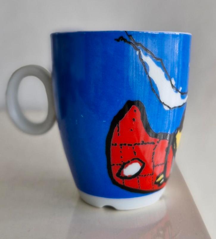 Beker Herman Brood, Huis en Inrichting, Keuken | Servies, Zo goed als nieuw, Kop(pen) en/of Schotel(s), Overige stijlen, Ophalen of Verzenden