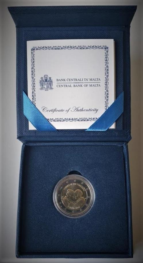 Malta 2 euro 2021 Heroes of the Pandemic (schaars), Postzegels en Munten, Munten | Europa | Euromunten, Losse munt, 2 euro, Malta