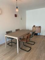 Tubax en Dykmeyer buisframe 4x eetkamer stoelen, Ophalen, Zo goed als nieuw, Overige kleuren