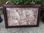 Houten lijst incl poster - 108 x 71 cm, Huis en Inrichting, Ophalen, Zo goed als nieuw, Hout, 50 tot 75 cm