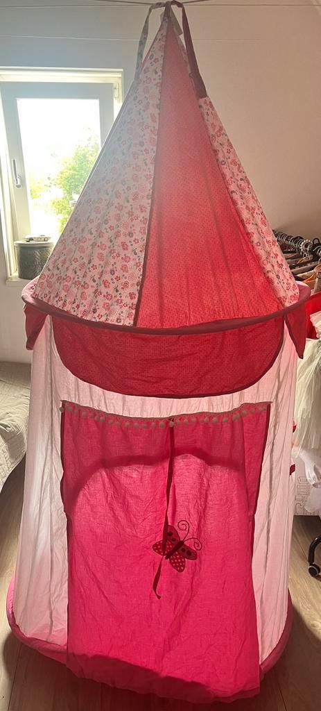 Lieve speeltent bloemenprint, ophangbaar & knus speelhoekje, Kinderen en Baby's, Speelgoed | Speeltenten, Zo goed als nieuw, Ophalen of Verzenden