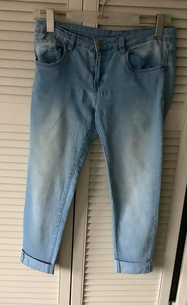 (J) YFT Driekwart Broek Maat M, Kleding | Dames, Broeken en Pantalons, Zo goed als nieuw, Maat 38/40 (M), Blauw, Driekwart, Ophalen