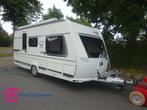 Fendt Bianco Selection 465 SGE Enkele Bedden+Mover+Luifel, Caravans en Kamperen, Caravans, Tot en met 2, 7 tot 8 meter, Bedrijf