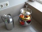 vintage etagère en koffiekan, Overige materialen, Gebruikt, Ophalen of Verzenden, Schaal of Schalen