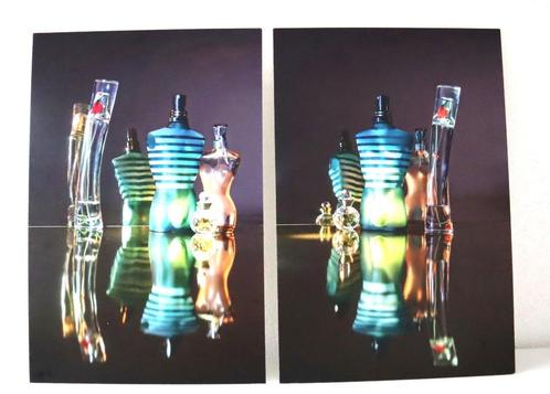 2 zeldzame reclame litho's Jean Paul Gaultier Le Male parfum, Verzamelen, Retro, Huis en Inrichting, Ophalen of Verzenden