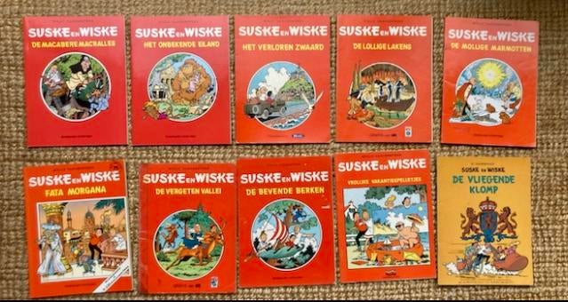 Suske en Wiske Collectie - 10 Strips, Boeken, Stripboeken, Gelezen, Meerdere stripboeken, Ophalen