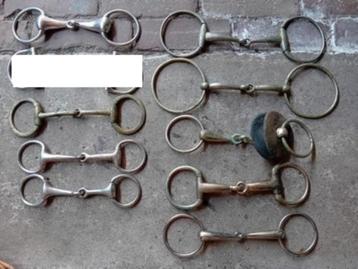 9 x paarden bit voor de teugels aan vast te maken beschikbaar voor biedingen