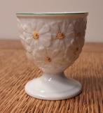 Vintage Eierdopje met Bloemenreliëf, Ophalen of Verzenden
