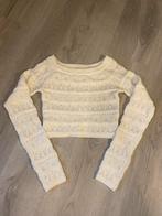Witte Crop Top met Lange Mouwen, Kleding | Dames, Tops, Wit, Nieuw, Lange mouw, Maat 36 (S)