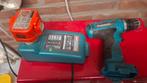 Makita lader en accu schroefmachine, Doe-het-zelf en Verbouw, Gereedschap | Boormachines, Ophalen of Verzenden, Gebruikt, Minder dan 400 watt