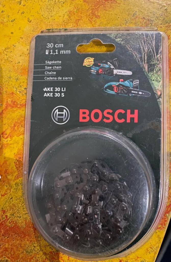 Bosch Kettingzaag Ketting 30cm Nieuw, Doe-het-zelf en Verbouw, Gereedschap | Zaagmachines, Nieuw, Kettingzaag, Minder dan 600 watt