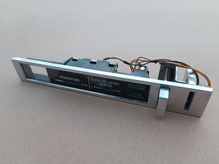 Pricing Paneel Rowe-AMi MM1 (1967) jukebox, Verzamelen, Automaten | Jukeboxen, Gebruikt, Seeburg, 1950 tot 1960, Verzenden