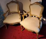 2 fauteuils, Ophalen, Hout, Minder dan 75 cm, 50 tot 75 cm