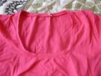 Basic rozerood shirt, korte mouw, maat S., Ophalen of Verzenden, Korte mouw, Maat 36 (S), Gedragen