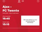 Ajax - Twente, Tickets en Kaartjes, Sport | Voetbal, Twee personen