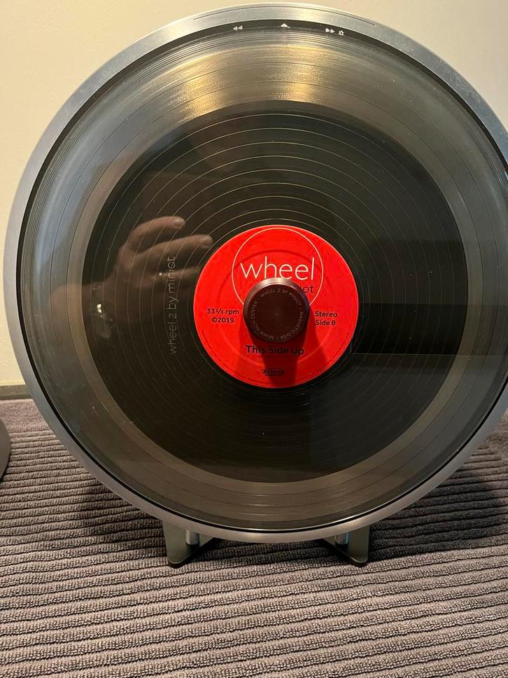 High End MINIOT WHEEL2, Audio, Tv en Foto, Platenspelers, Zo goed als nieuw, Platenspeler, Overige merken, Pitch-regelaar, Automatisch