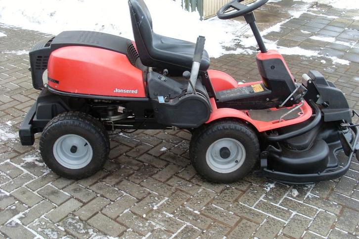 frontmaaier jonsered, Tuin en Terras, Zitmaaiers, Gebruikt, 90 tot 120 cm, Elektrische starter, Mulchfunctie, Ophalen