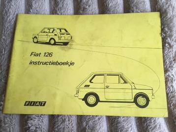 Instructieboekje Fiat 126 Nederlands 1973 beschikbaar voor biedingen