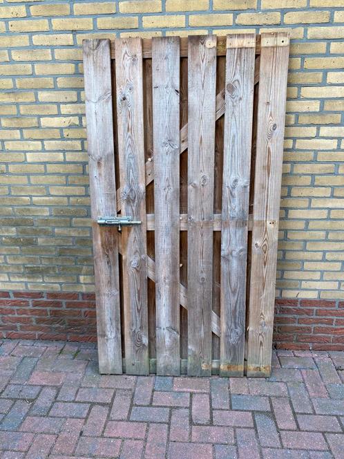 Schutting deur poort deur 99x180, Tuin en Terras, Schuttingen, Zo goed als nieuw, Hout, 1 tot 2 meter, Minder dan 3 meter, Ophalen