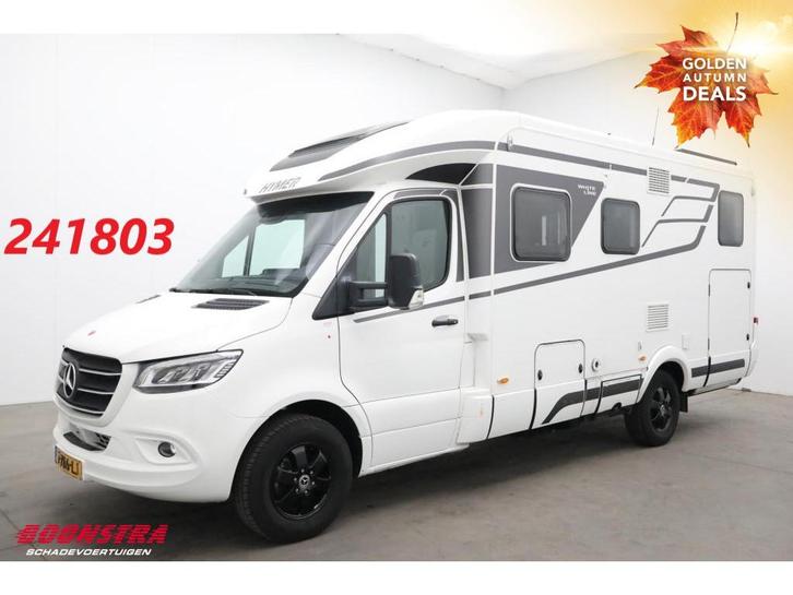 Hymer B-MC 600 T 417 CDI 9G-Tronic White Line Solar Garage A, Caravans en Kamperen, Campers, Bedrijf, tot en met 2, Half-integraal