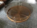 Jaren 70 salontafel, Huis en Inrichting, Tafels | Salontafels, Ophalen, Gebruikt, Rond, Minder dan 50 cm