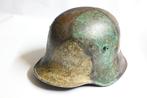 wo1 mimikri camouflage helm duitsland duitse helm, Verzamelen, Militaria | Algemeen, Nederland, Ophalen of Verzenden, Helm of Baret