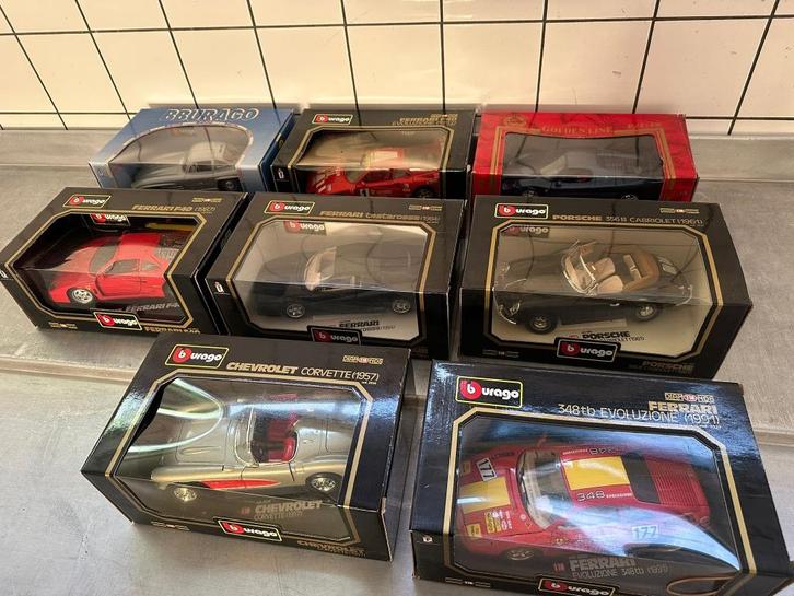 modelauto's 1:18, Hobby en Vrije tijd, Modelauto's | 1:18, Zo goed als nieuw, Auto, Bburago, Ophalen