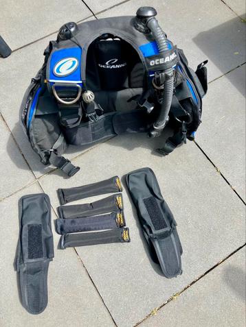 Oceanic Ocean pro XS trimvest / stabjack met dropweigts zgan beschikbaar voor biedingen