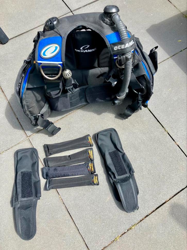 Oceanic Ocean pro XS trimvest / stabjack met dropweigts zgan, Watersport en Boten, Duiken, Zo goed als nieuw, Trimvest of Wing