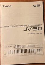 Roland JV-30 Handleiding / Manual, Muziek en Instrumenten, Synthesizers, Ophalen of Verzenden
