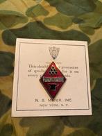 US Meyer DUI pin ordnance replacement center (4), Verzamelen, Militaria | Tweede Wereldoorlog, Ophalen of Verzenden, Landmacht