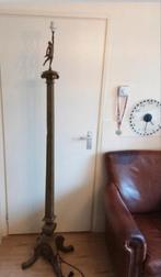 Antiek frankrijk zinken art nouveau jugendstil vloerlamp, Ophalen of Verzenden