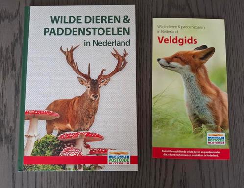 Te koop: Boek Wilde Dieren & Paddenstoelen in NL + veldgids, Boeken, Natuur, Nieuw, Natuur algemeen, Ophalen of Verzenden